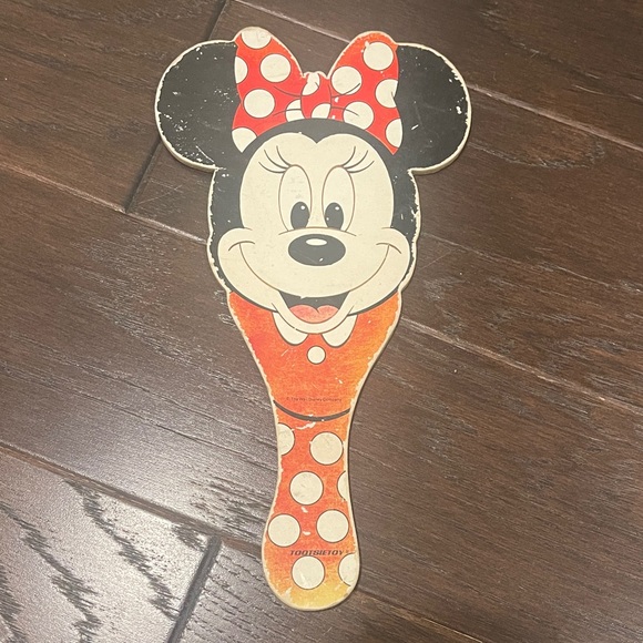 Disney Minnie Mouse Paddle Game - Black, White, Orange - Picture 1 of 3